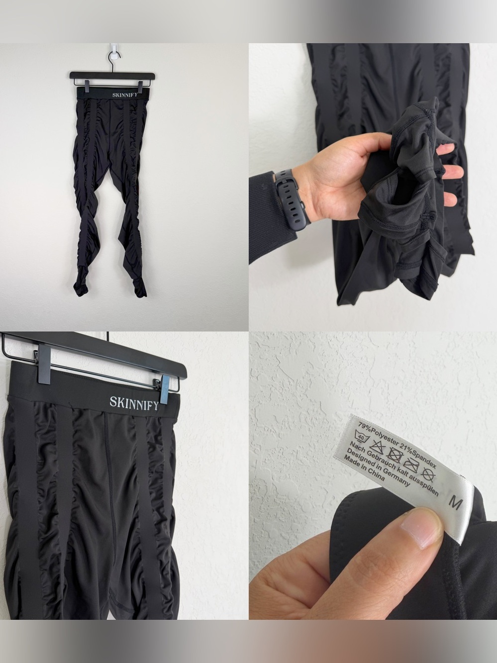 •SKINNIFY• Resistance Compression Leggings Full Length Size Medium
